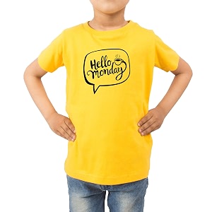 Hello Monday Box Kids T-Shirt Boys Girls