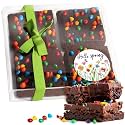 Hello Spring Gift Basket Care Package Chocolate Brownies Food Gift For Women | Nut Free Dairy Free | Spring cookies Baked Goopds