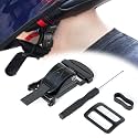 Helmet Quick Release Buckle Kit Black 1PCS Stainless Steel
