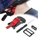 Helmet Quick Release Buckle Kit Red 1PCS Stainless Steel