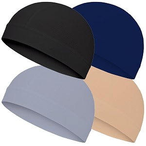 helmet skull cap for men amp women  breathable cycling cap  sweat-wicking helmet liner  lightweight cooling beanie for biking running outdoor sports