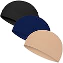 Helmet Skull Cap for Men &amp; Women | Breathable Cycling Cap | Sweat-Wicking Helmet Liner | Lightweight Cooling Beanie for Biking, Running, Outdoor Sports