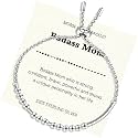 Helonley Morse Code Bracelet - 925 Sterling Silver Inspirational Bracelets