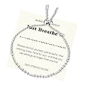 Helonley Morse Code Bracelet - 925 Sterling Silver Inspirational Bracelets