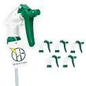 Heluva Green Spray Bottle Nozzle Replacement Tops, Green 6 Pack