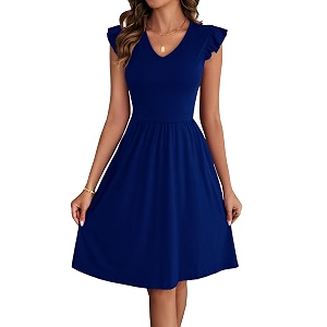 HELYO Womens Summer Dresses Cute V Neck