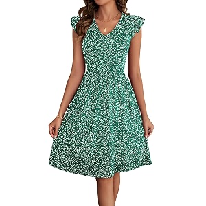 HELYO Womens Summer Dresses Cute V Neck
