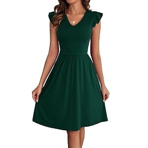 HELYO Womens Summer Dresses Cute V Neck