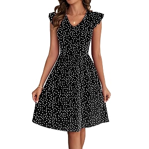 HELYO Womens Summer Dresses Cute V Neck