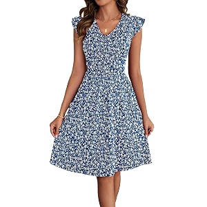 HELYO Womens Summer Dresses Cute V Neck