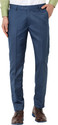 Hem and Stitch Men Slim Fit Dark Blue Viscose Rayon Trousers
