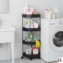 HemKej Corner Multipurpose Organizer Trolley with 360