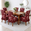 Hemmazo decor Polycotton 6 Seater Chair Printed