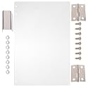 Hemoton Popcorn Machine Replacement Door Panel 11.42 Inch Clear Pvc Popcorn Machine Baffle Compatible with Commercial Popper Accessories Easy Install