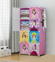 Hemovia 8-Door 8-Shelf Plastic Collapsible PC PP