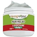 Hempvana Cream, Ultra Strength Lidocaine Relief of Sore Muscles, AS SEEN ON TV, Achy Knees, and More. Odor-Free &amp; Enriched with Hemp Seed Oil