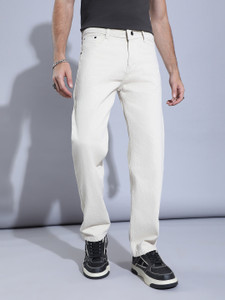 Hence Men Loose Fit Mid Rise Beige