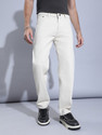 Hence Men Loose Fit Mid Rise Beige