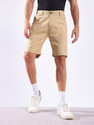Hence Solid Men Beige Chino Shorts