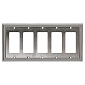 Henne Bery Sunken Pearls Wall Plate Switch Plate, Antique Nickel