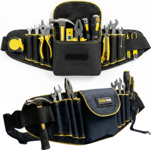 henny bags waist_bag_11 henny durable tool belt multi-pkt pouch with adj belt for electric  tech work tool belt