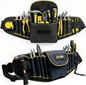 Henny bags Waist_Bag_11 HENNY Durable Tool Belt Multi-Pkt Pouch with Adj Belt For Electric & Tech Work Tool Belt