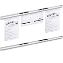 Henoyso 2pcs Restaurant Ticket Holder Slide Receipt Rack, 44 Inch, Pen Slot