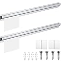 Henoyso 2pcs Restaurant Ticket Holder Slide Receipt Rack, 32 Inch, No Slot