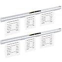 Henoyso 2pcs Restaurant Ticket Holder Slide Receipt Rack, 28 Inch, Pen Slot