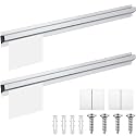 Henoyso 2pcs Restaurant Ticket Holder Slide Receipt Rack, 30 Inch, No Slot