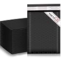 Henoyso 30 Pcs Bubble Poly Mailers Padded Envelopes,Black,10 X 14 Inches