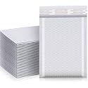 Henoyso 30 Pcs Bubble Poly Mailers Padded Envelopes,White,12 X 16 Inches