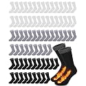 Henoyso 72 Pairs Thermal Socks Bulk Warm Winter for Homeless