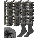 Henoyso 72 Pairs Thermal Socks Bulk Warm Winter for Homeless