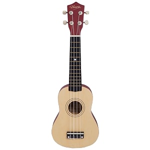 henrix gypsy series 21 inch soprano ukulele - natural