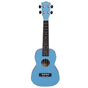 henrix gypsy series 23 inch concert ukulele - blue