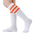 Henwarry Boys Girls Knee High Tube Socks Classical Stripes Athletic Socks
