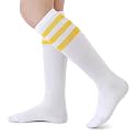 Henwarry Boys Girls Knee High Tube Socks Classical Stripes Athletic Socks
