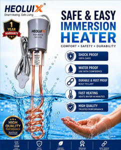 heoluix quick heat 2000watt water proof water heating immersion rod 2000 w shock proof immersion heater rod water