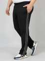 HEPAKA Solid Men Black Track Pants