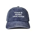 Hepandy Please Be Patient I Have Autism Dad Hat for Men Women