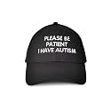 Hepandy Please Be Patient I Have Autism Embroidered Men Women Baseball Cap