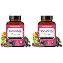 Herb Essential Suganil | Controls Blood Sugar Levels, Lowers Bad Cholesterol|Diabetic Care|17 Potent Ayurvedic Ingredient Formula with Jamun Karela Amla Gudmur &amp; Shilajit, 90 Tablets (Pack of 2)