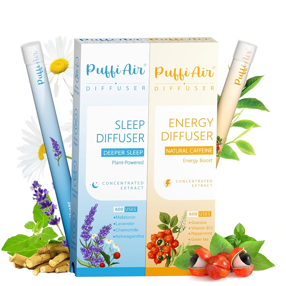 Herbal Diffuser Duo, Sleep and Energy Diffuser with Extracts of ...