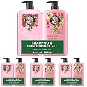 Herbal Essences Shampoo & Conditioner Set, Rose Hips - Smooth Collection, Paraben-Free, Color-Safe, Shiny Hair with Jojoba & Vitamin E, Each, 29.2 Fl Oz (Pack of 8)