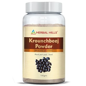 herbal hills krounchbeej powder 100 gms pack of 4 