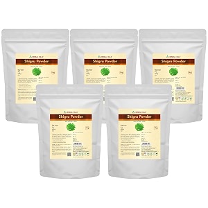 herbal hills moringa powder 1kg pack  boosts immunity amp overall energy  moringa churna for daily nutrition amp detox support  with moringa oleifera leaf pack of 5