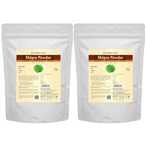 herbal hills moringa powder 1kg pack  boosts immunity amp overall energy  churna for daily nutrition amp detox support  with moringa oleifera leaf pack of 2