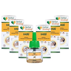 shuu mosquito repellent vaporizer - 40ml pack of 6