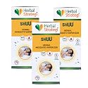 SHUU Mosquito Repellent Vaporizer - 40ml Refill (Pack of 3) | 100% herbal and chemical free | Protection from Dengue and Malaria Mosquitoes | Safe for Kids and Pets | Fits all machines